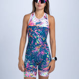 Zoot Sports TRI BACKZIP RACESUITS Women's Sprint Tri Hyperglide Backzip Racesuit - Island Original
