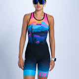 Zoot Sports TRI OPENBACK RACESUITS Women's Sprint Tri Hyperglide Open Back Racesuit - Elements
