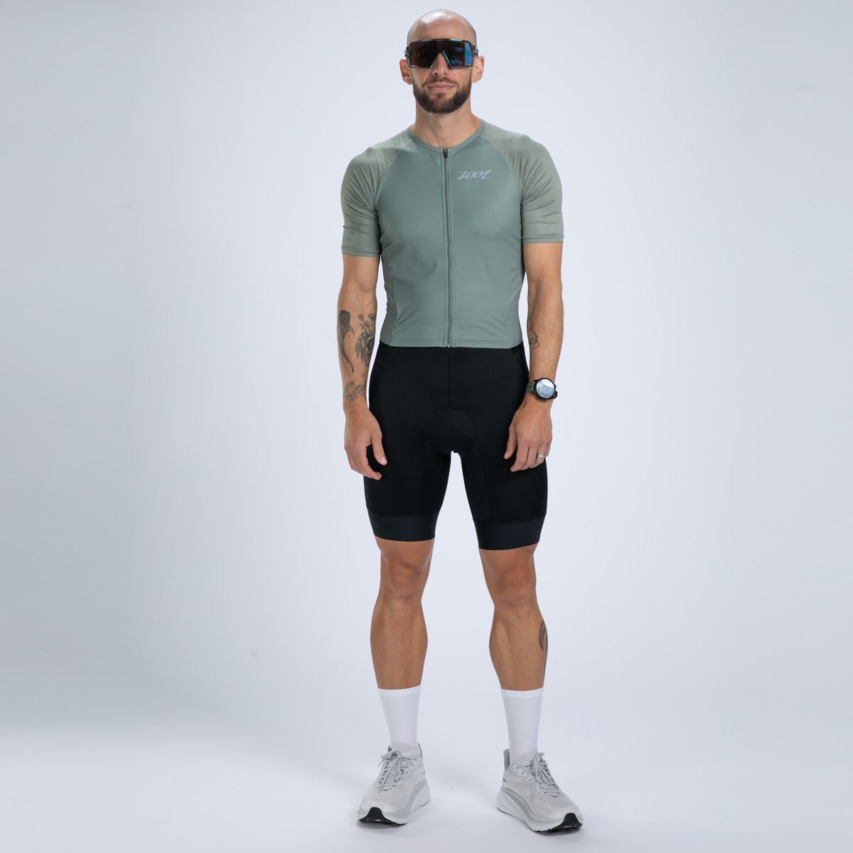 Zoot Sports TRI RACESUITS Men's Core Tri Aero Fz Racesuit - Army Green