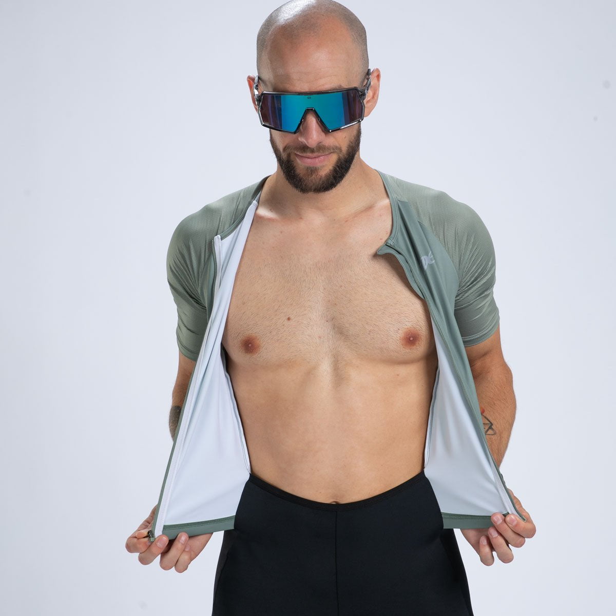 Zoot Sports TRI RACESUITS Men's Core Tri Aero Fz Racesuit - Army Green