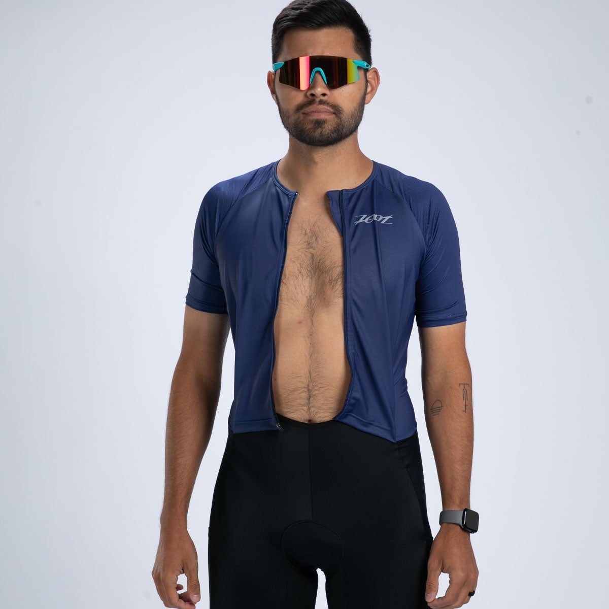 Zoot Sports TRI RACESUITS Men's Core Tri Aero Fz Racesuit - Navy