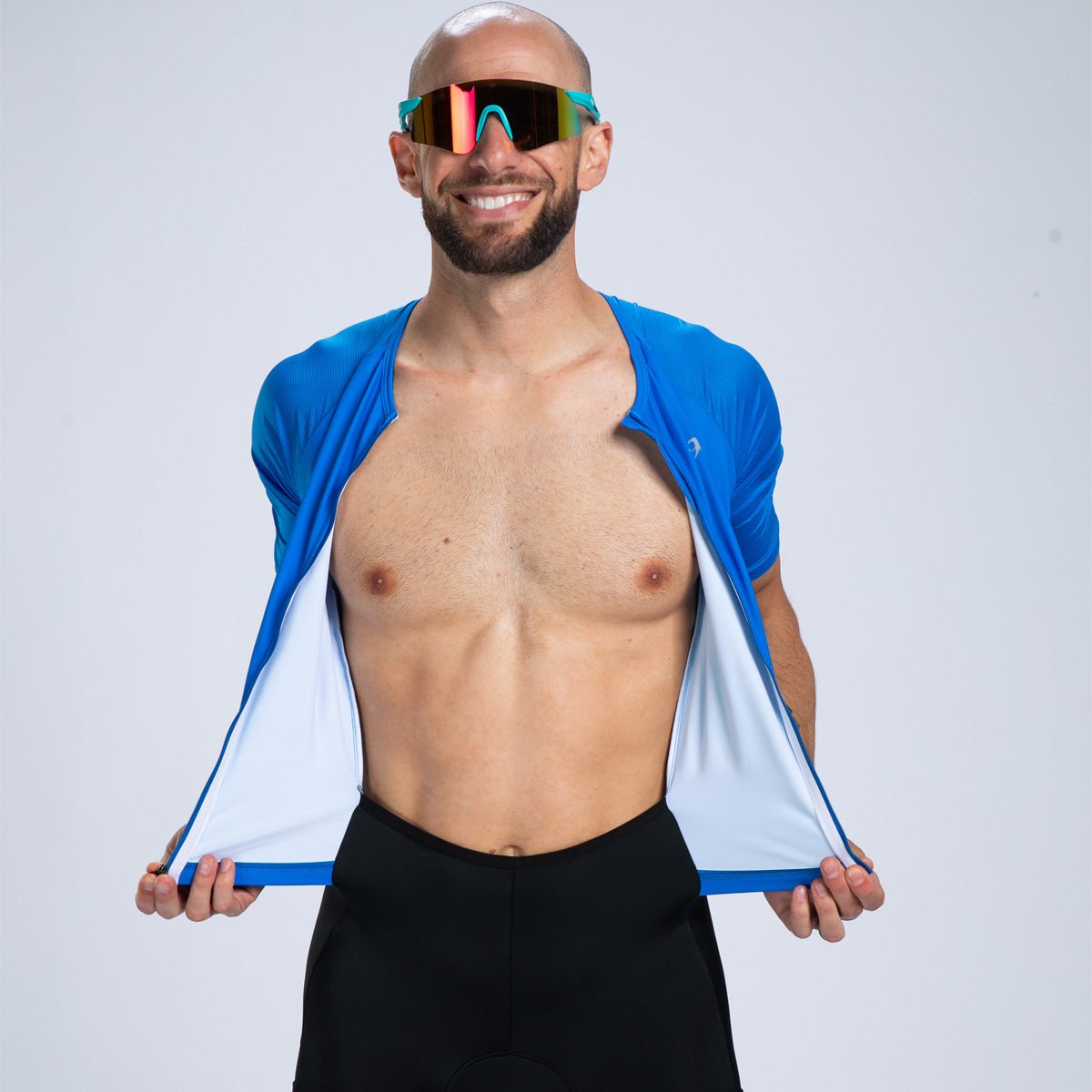 Zoot Sports TRI RACESUITS Men's Core Tri Aero Fz Racesuit - Ocean Blue