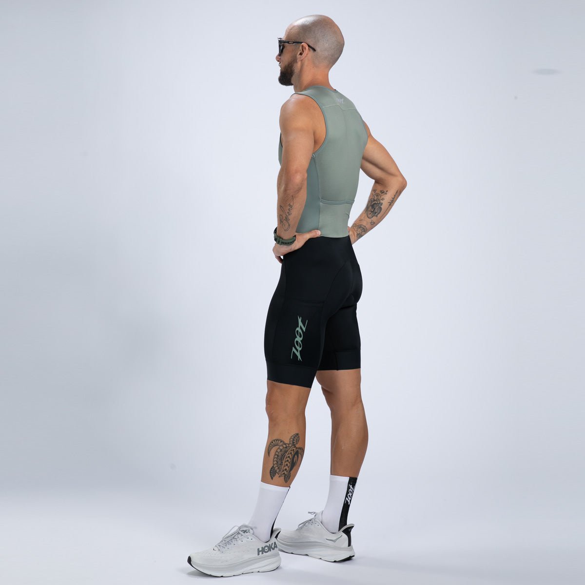 Zoot Sports TRI RACESUITS Men's Core Tri Slvs Fz Racesuit - Army Green