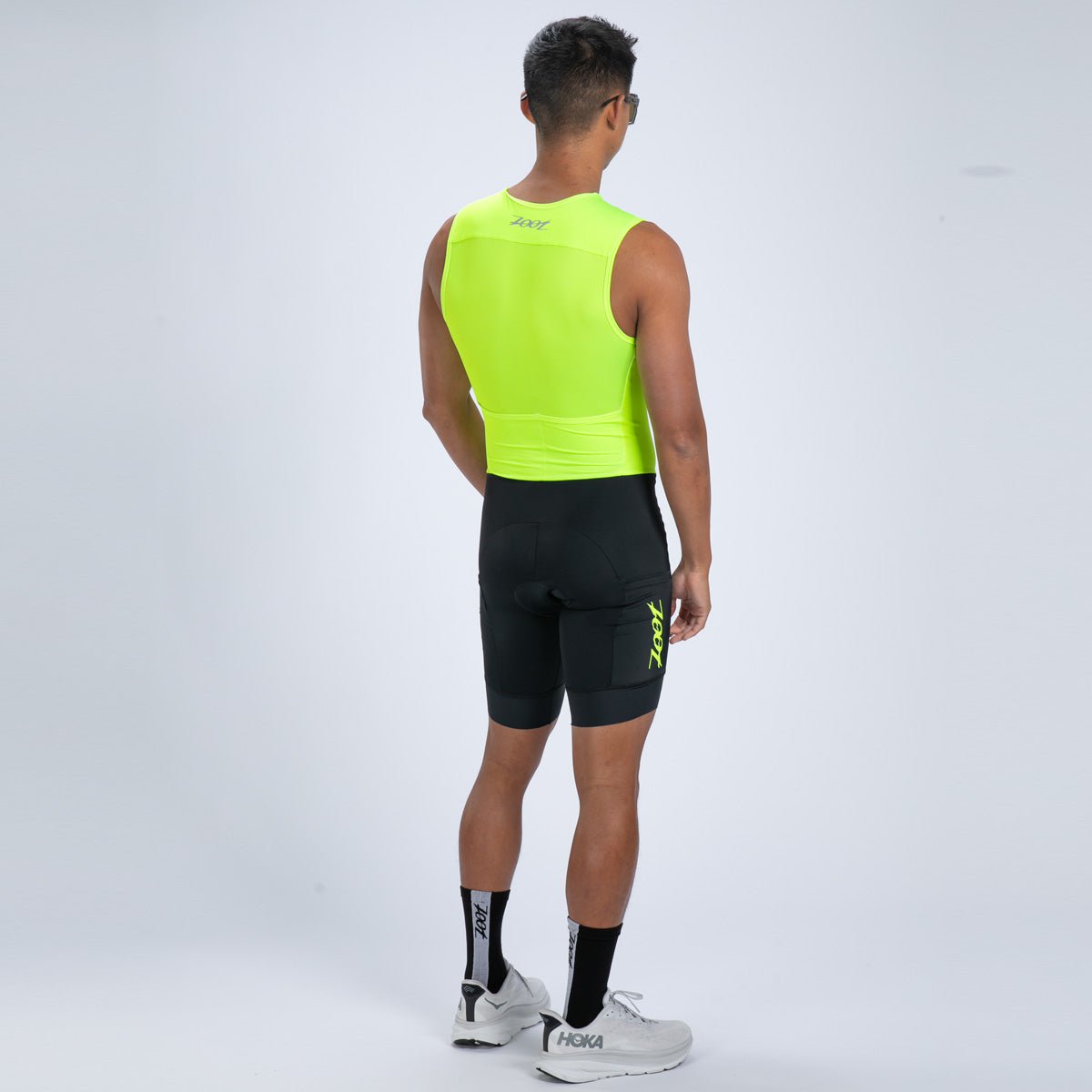 Zoot Sports TRI RACESUITS Men's Core Tri Slvs Fz Racesuit - Hyper Yellow
