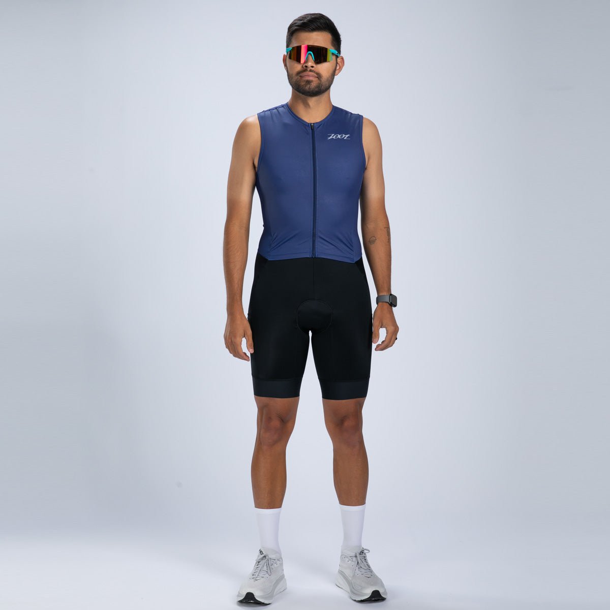 Zoot Sports TRI RACESUITS Men's Core Tri Slvs Fz Racesuit - Navy
