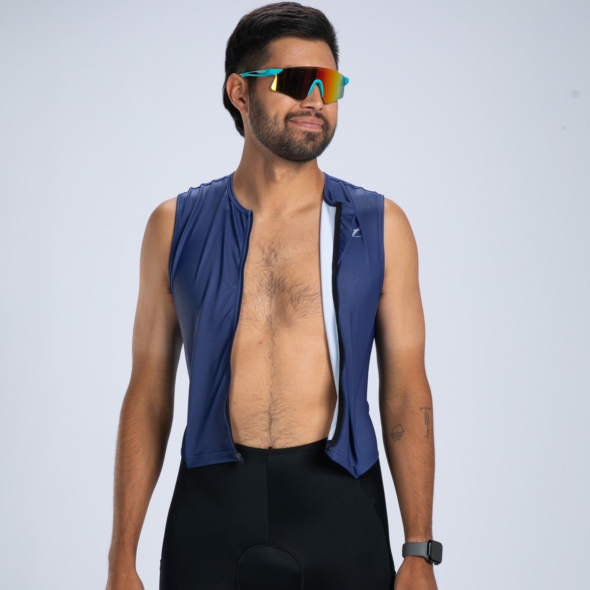 Zoot Sports TRI RACESUITS Men's Core Tri Slvs Fz Racesuit - Navy