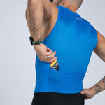 Zoot Sports TRI RACESUITS Men's Core Tri Slvs Fz Racesuit - Ocean Blue