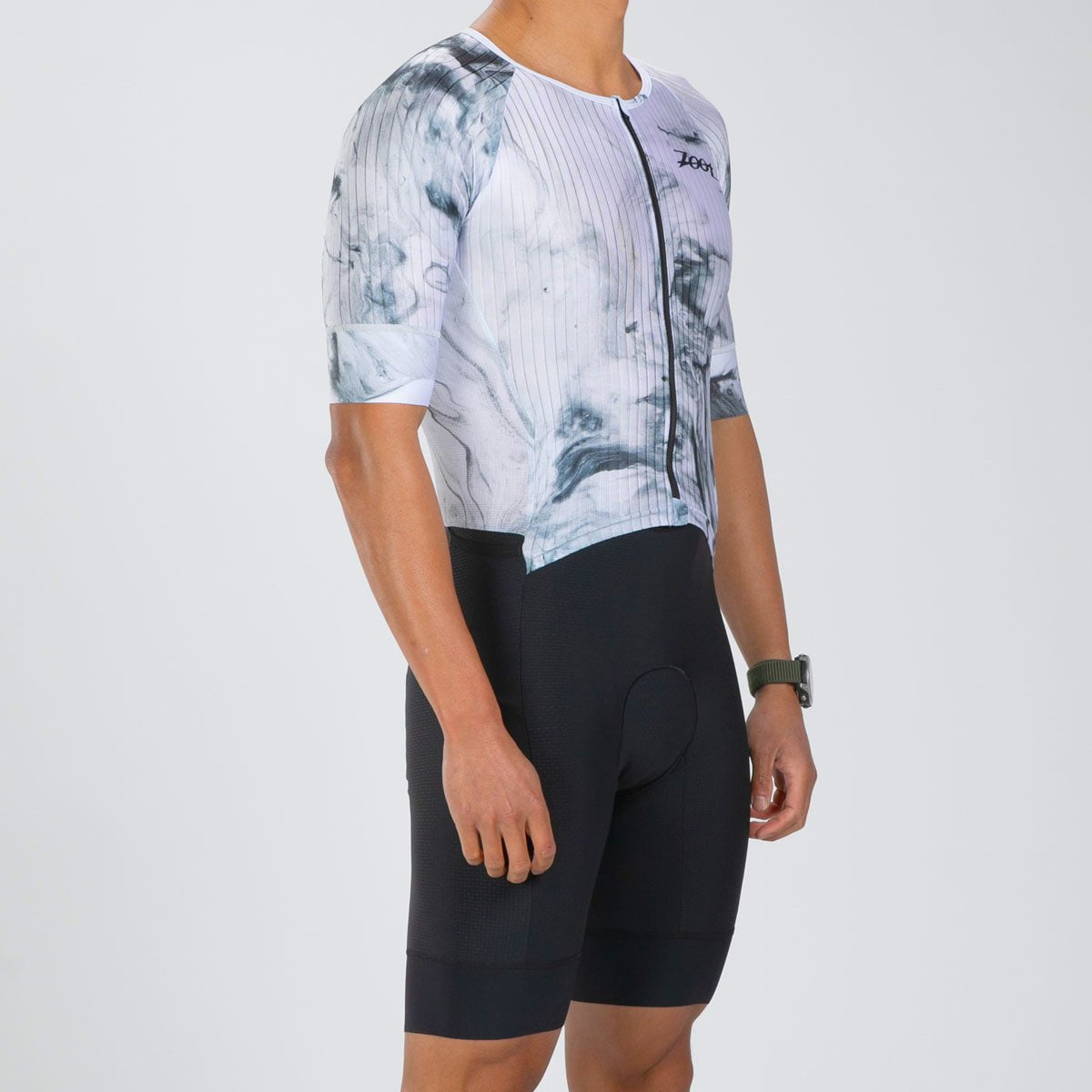 Zoot Sports TRI RACESUITS Men's Elite 2.0 Tri Aero Fz Racesuit - White Hot