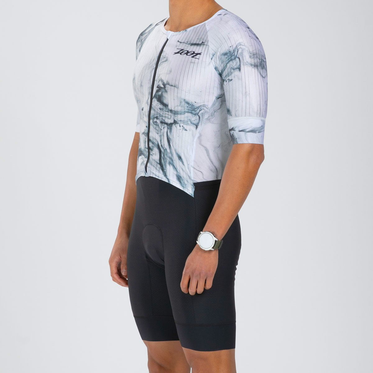 Zoot Sports TRI RACESUITS Men's Elite 2.0 Tri Aero Fz Racesuit - White Hot