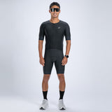 Zoot Sports TRI RACESUITS Men's Elite Tri Aero Fz Racesuit - Jet Black