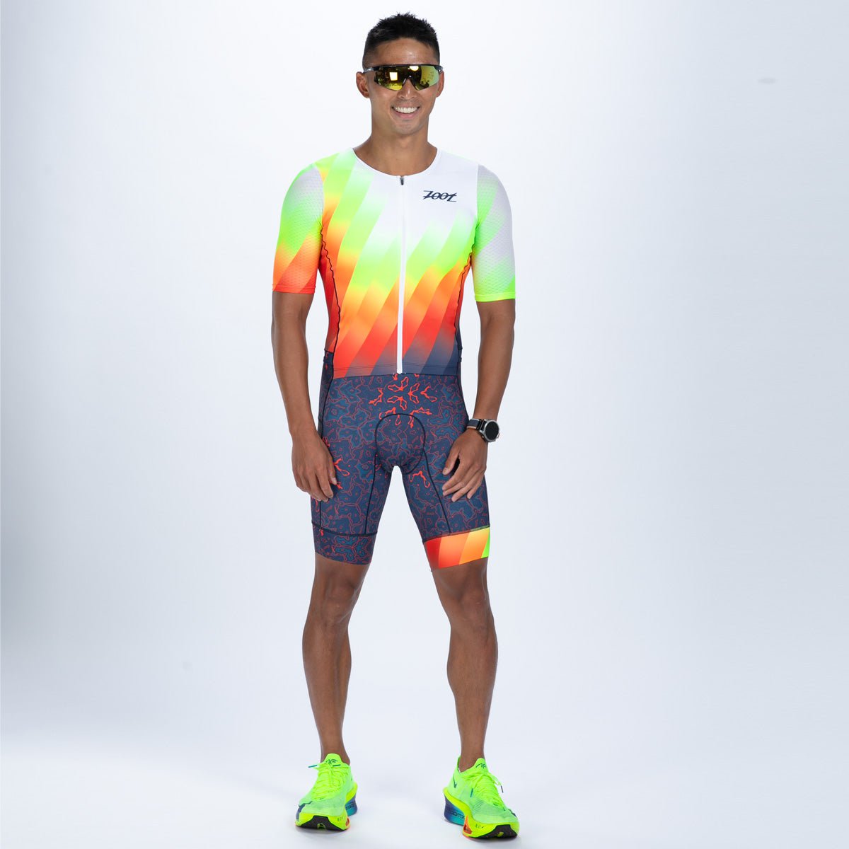 Zoot Sports TRI RACESUITS Men's Ltd Tri Aero Fz Racesuit - Costa Del Sol