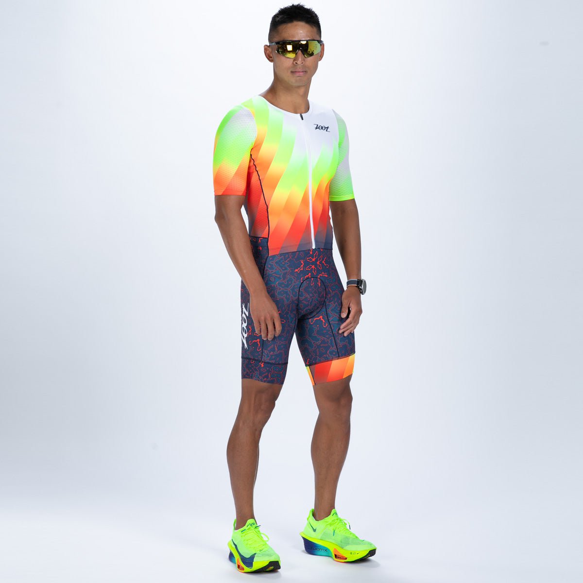 Zoot Sports TRI RACESUITS Men's Ltd Tri Aero Fz Racesuit - Costa Del Sol