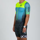Zoot Sports TRI RACESUITS Men's Ltd Tri Aero Fz Racesuit - Electric
