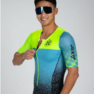 Zoot Sports TRI RACESUITS Men's Ltd Tri Aero Fz Racesuit - Electric