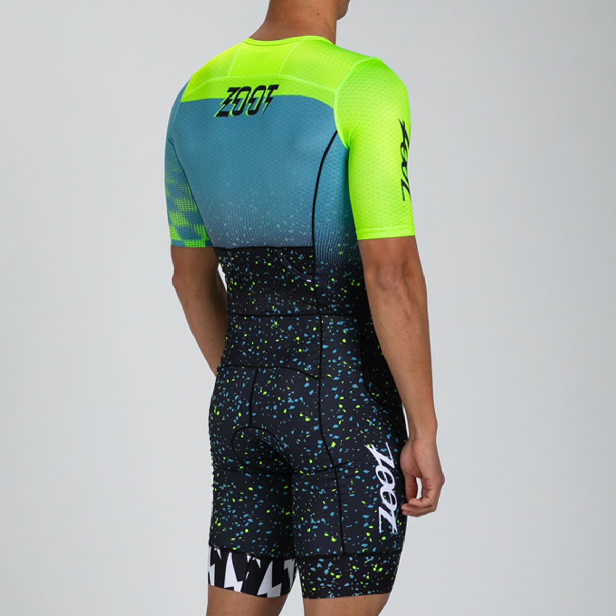 Zoot Sports TRI RACESUITS Men's Ltd Tri Aero Fz Racesuit - Electric