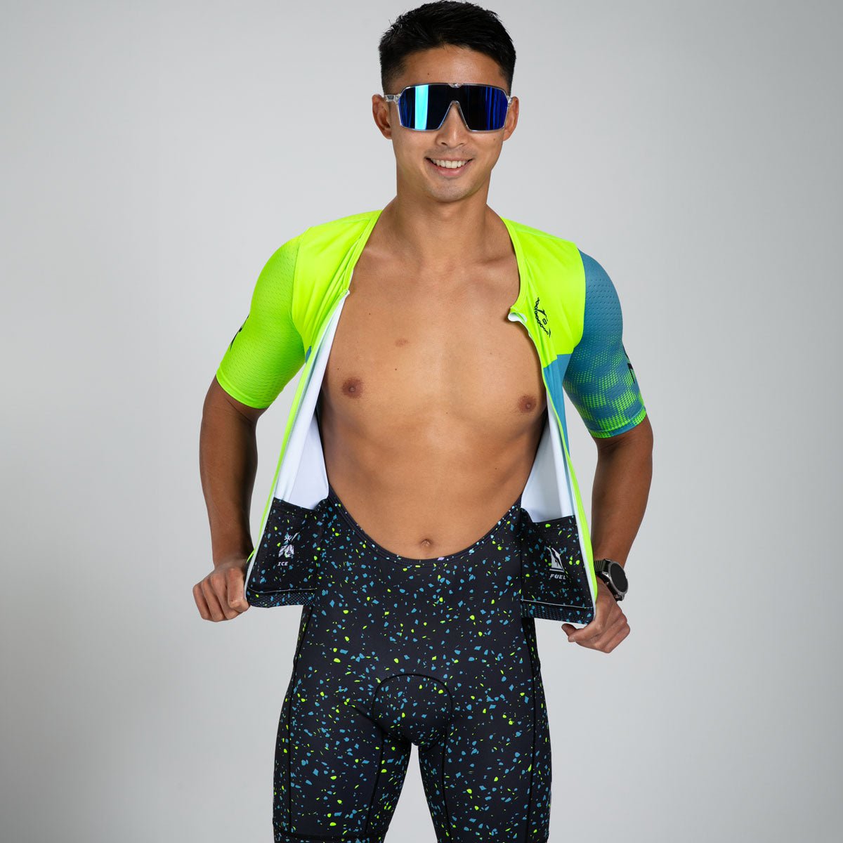 Zoot Sports TRI RACESUITS Men's Ltd Tri Aero Fz Racesuit - Electric