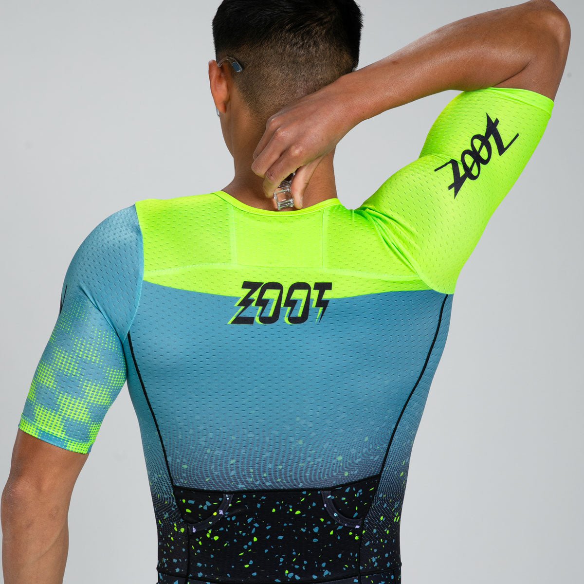 Zoot Sports TRI RACESUITS Men's Ltd Tri Aero Fz Racesuit - Electric