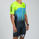 Zoot Sports TRI RACESUITS Men's Ltd Tri Aero Fz Racesuit - Electric