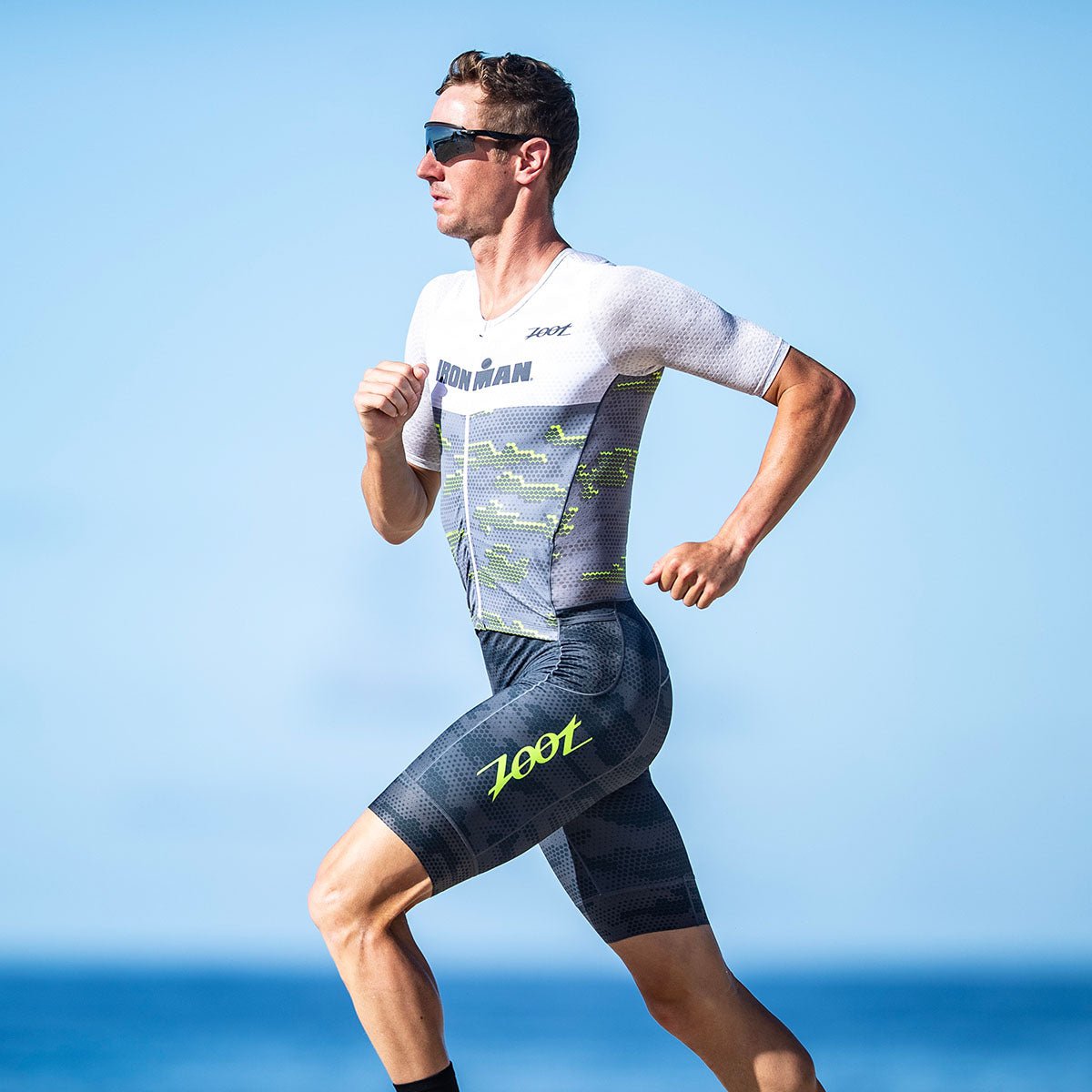 Zoot Sports TRI RACESUITS Men's Ltd Tri Aero Fz Racesuit - IM Resilience