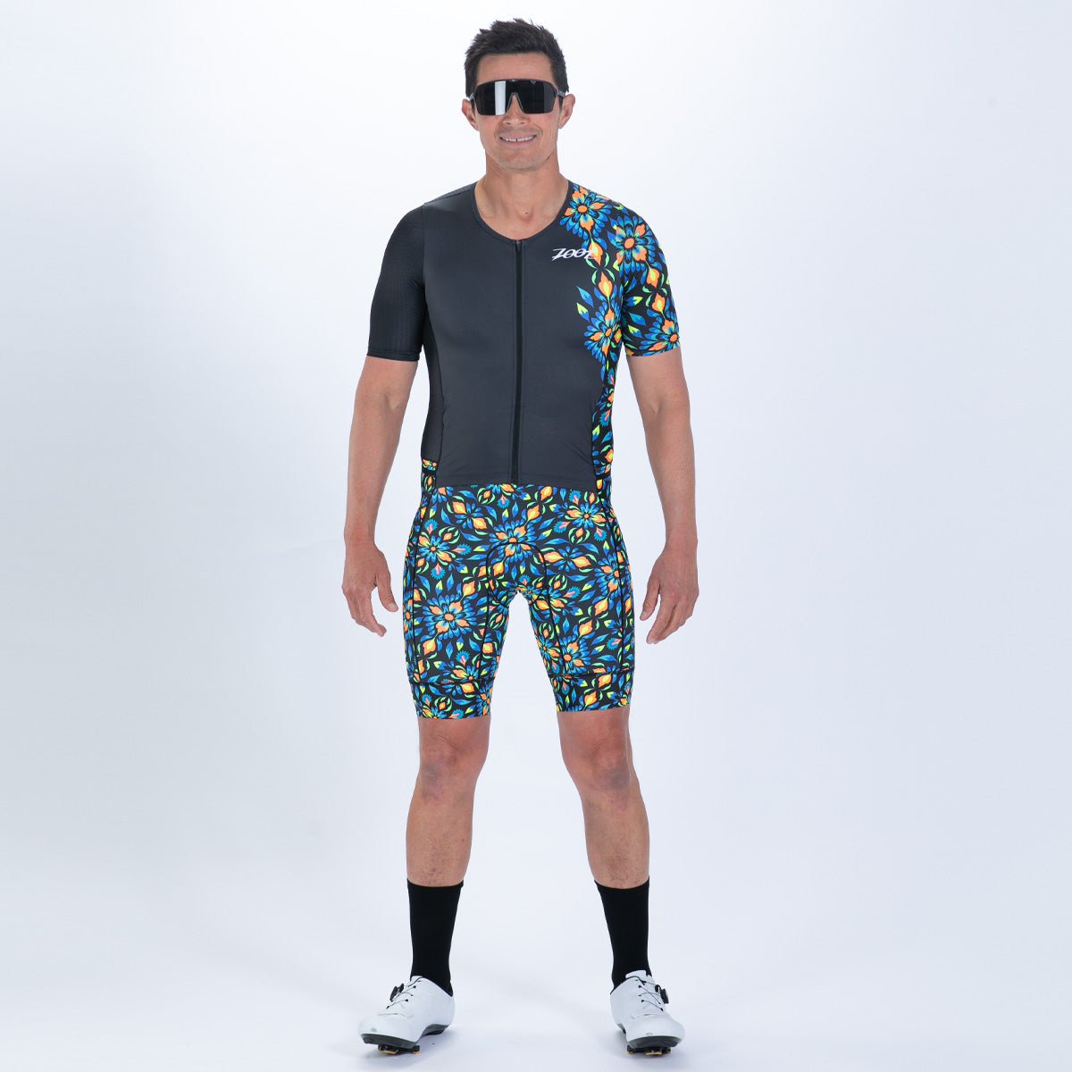 Zoot Sports TRI RACESUITS Men's Ltd Tri Aero Fz Racesuit - Kaleidoscope