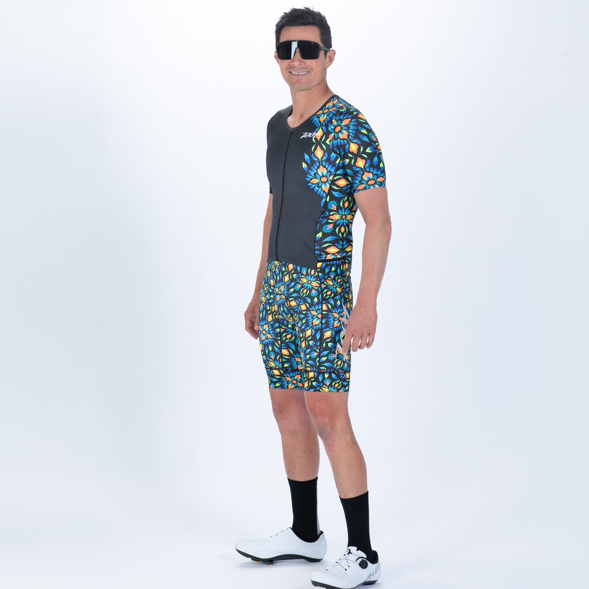 Zoot Sports TRI RACESUITS Men's Ltd Tri Aero Fz Racesuit - Kaleidoscope