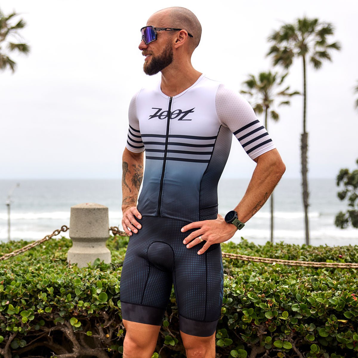 Zoot Sports TRI RACESUITS Men's Ltd Tri Aero Fz Racesuit -Summit