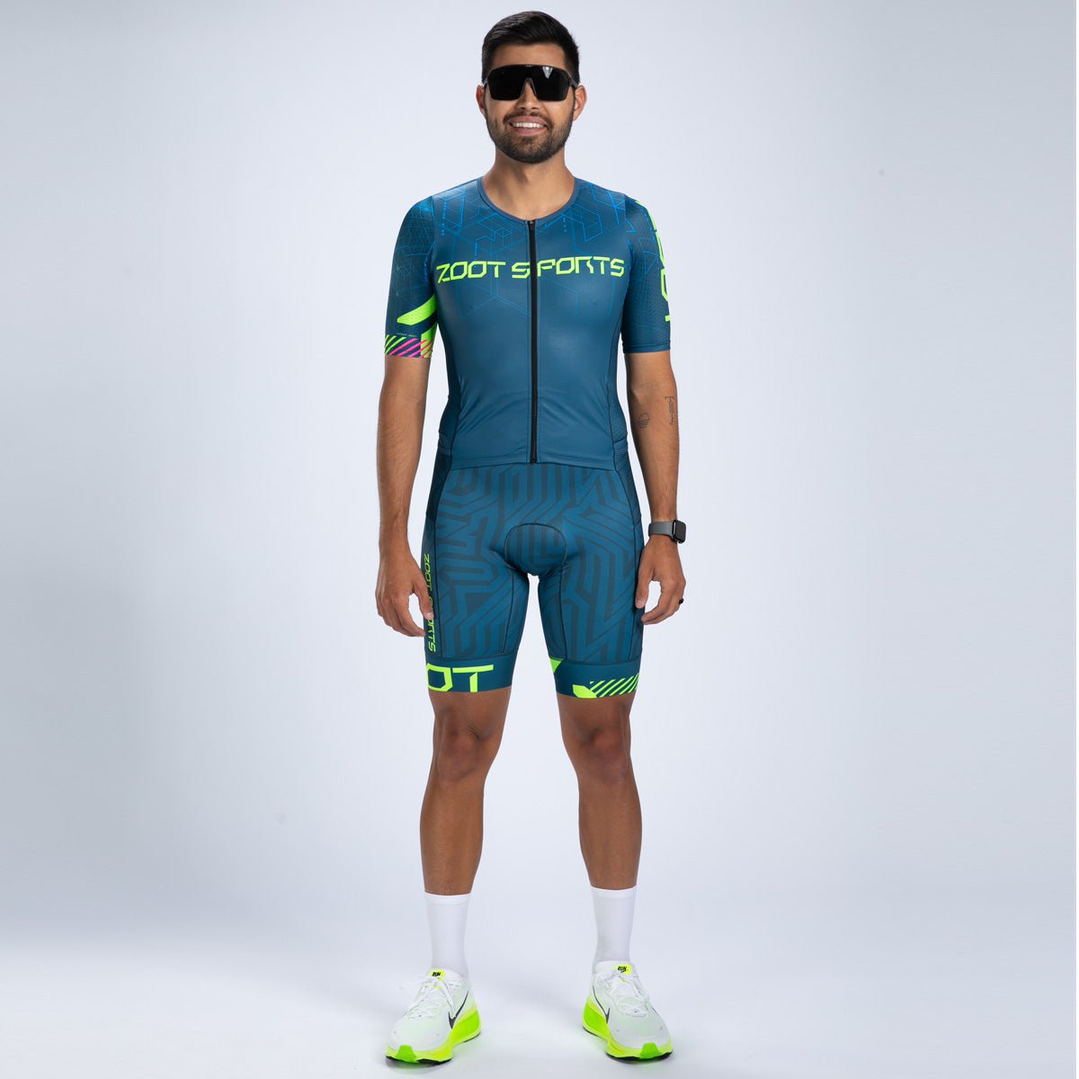 Zoot Sports TRI RACESUITS Men's Ltd Tri Aero Fz Racesuit -Techno