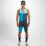 Zoot Sports TRI RACESUITS Men's Ltd Tri Aero Slvs Fz Racesuit - Believe