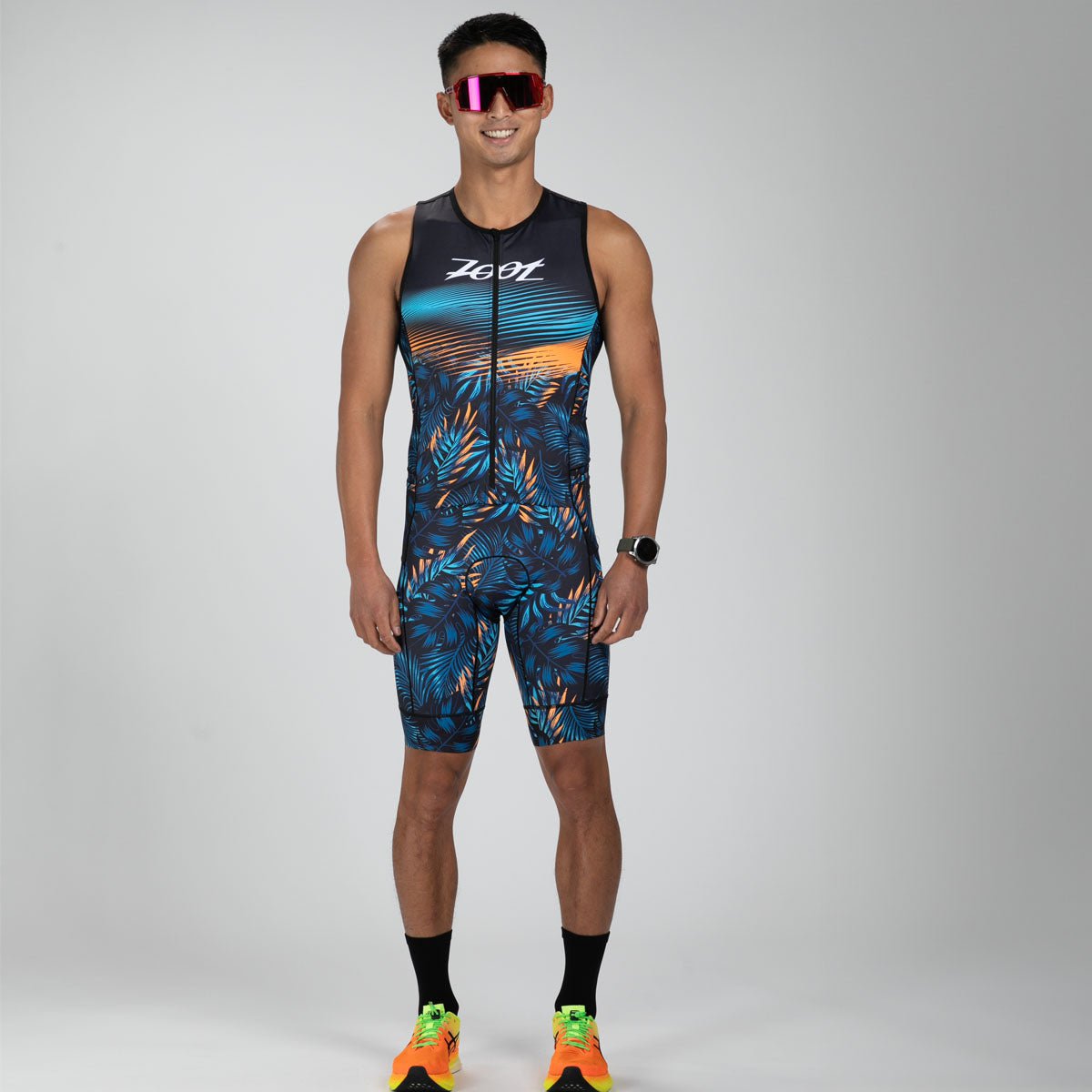 Zoot Sports TRI RACESUITS Men's Ltd Tri Aero Slvs Fz Racesuit - Club Aloha