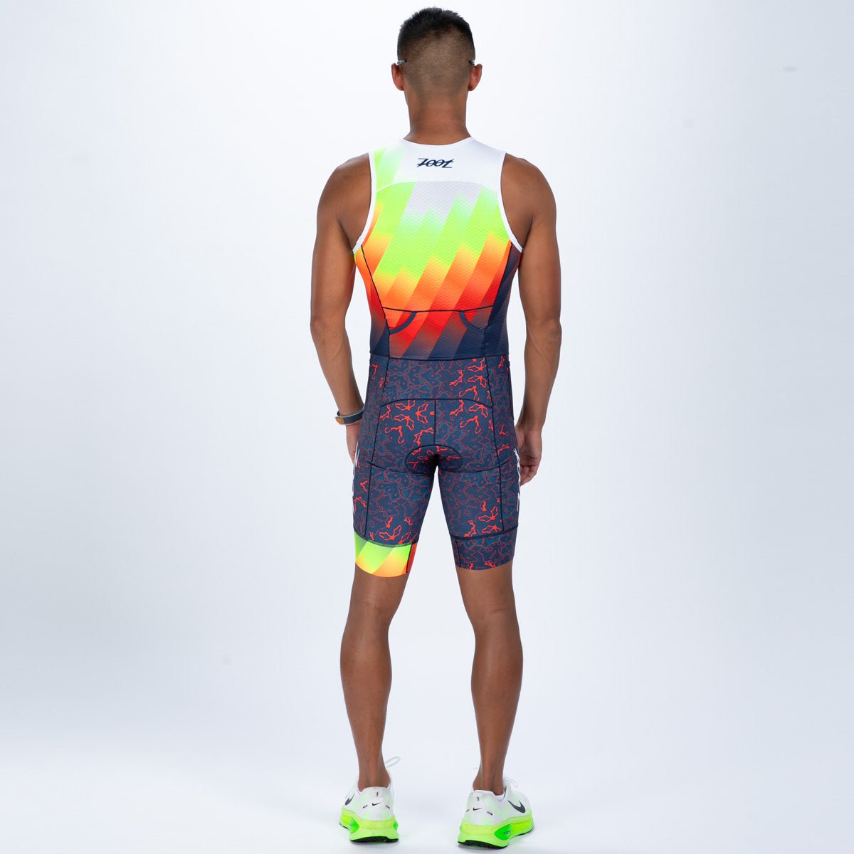 Zoot Sports TRI RACESUITS Men's Ltd Tri Aero Slvs Fz Racesuit - Costa Del Sol