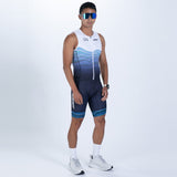 Zoot Sports TRI RACESUITS Men's Ltd Tri Aero Slvs Fz Racesuit - Crowie