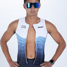 Zoot Sports TRI RACESUITS Men's Ltd Tri Aero Slvs Fz Racesuit - Crowie
