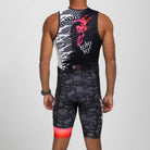 Zoot Sports TRI RACESUITS Men's Ltd Tri Aero Slvs Fz Racesuit - Darkside