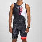 Zoot Sports TRI RACESUITS Men's Ltd Tri Aero Slvs Fz Racesuit - Darkside