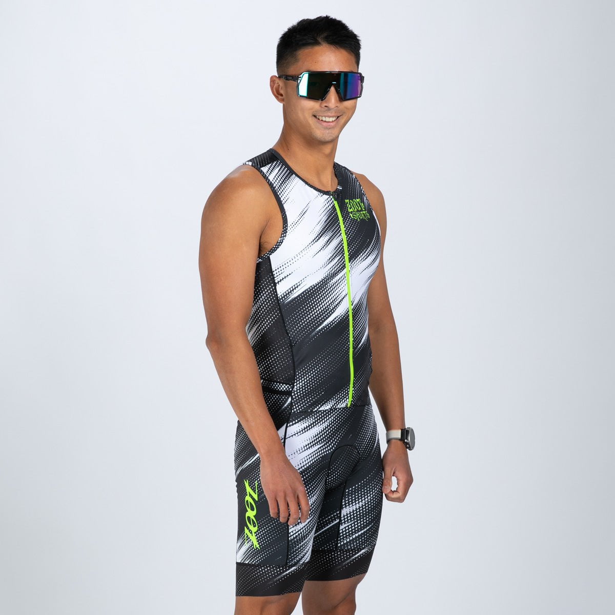 Zoot Sports TRI RACESUITS Men's Ltd Tri Aero Slvs Fz Racesuit - DriftSPEED