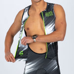 Zoot Sports TRI RACESUITS Men's Ltd Tri Aero Slvs Fz Racesuit - DriftSPEED