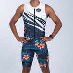 Zoot Sports TRI RACESUITS Men's Ltd Tri Aero Slvs Fz Racesuit - Hula