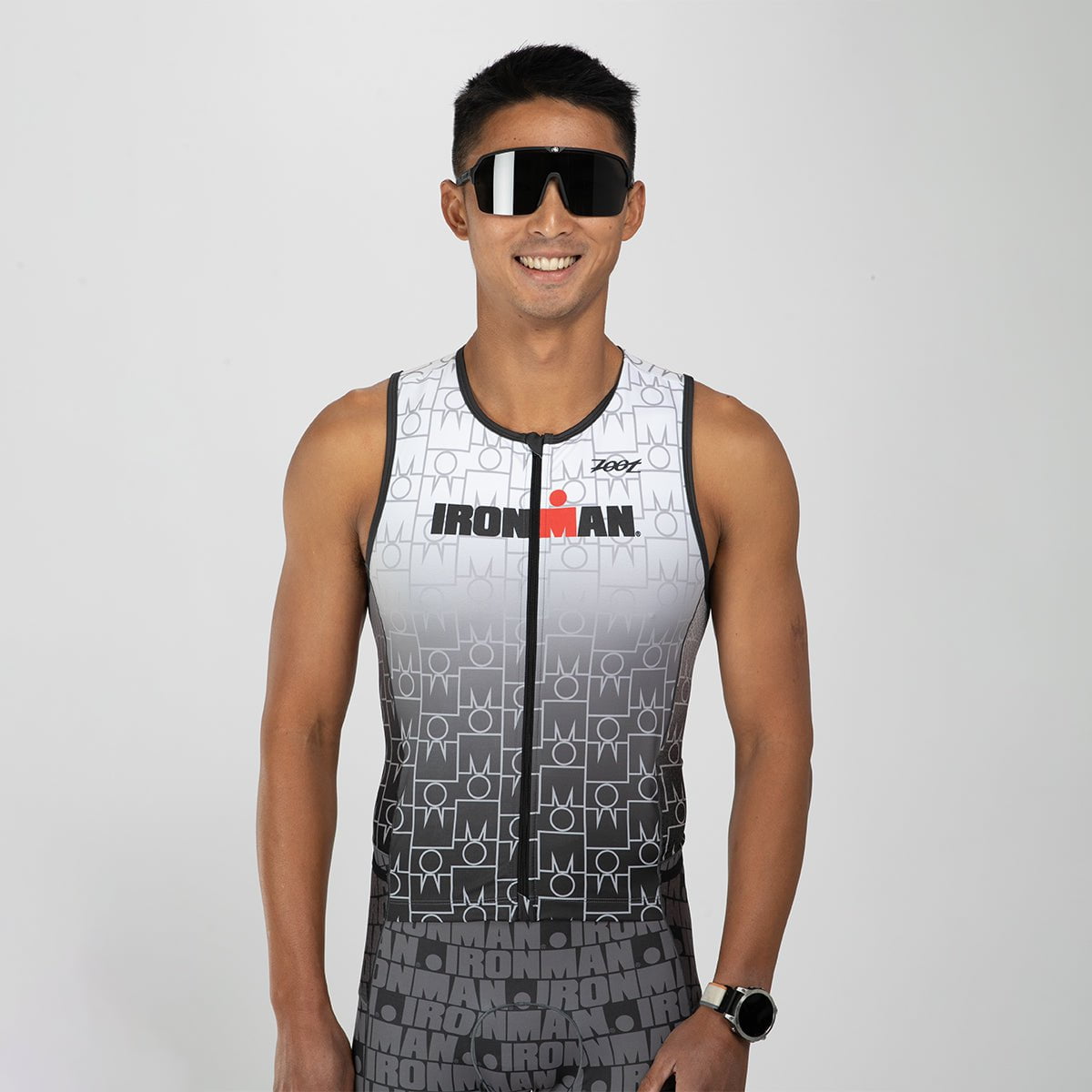 Zoot Sports TRI RACESUITS Men's Ltd Tri Aero Slvs Fz Racesuit - IM Endurance