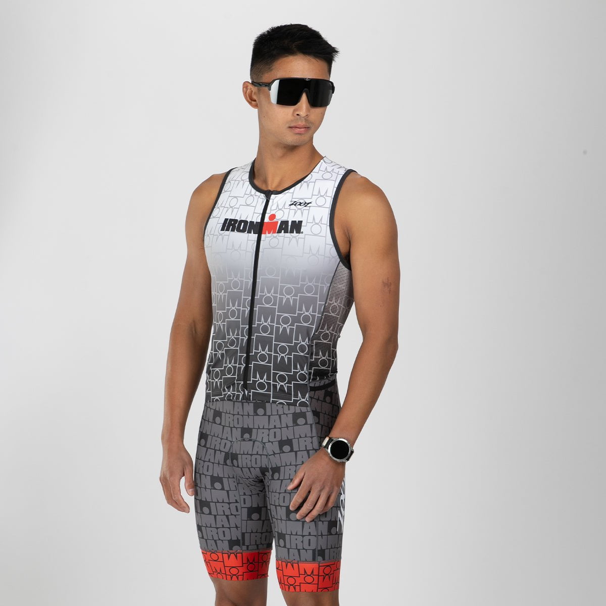 Zoot Sports TRI RACESUITS Men's Ltd Tri Aero Slvs Fz Racesuit - IM Endurance
