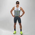 Zoot Sports TRI RACESUITS Men's Ltd Tri Aero Slvs Fz Racesuit - IM Resilience