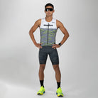 Zoot Sports TRI RACESUITS Men's Ltd Tri Aero Slvs Fz Racesuit - IM Resilience
