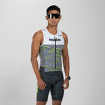 Zoot Sports TRI RACESUITS Men's Ltd Tri Aero Slvs Fz Racesuit - IM Resilience