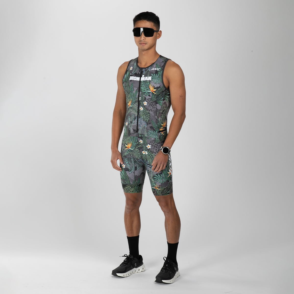 Zoot Sports TRI RACESUITS Men's Ltd Tri Aero Slvs Fz Racesuit - IM Strength