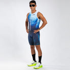 Zoot Sports TRI RACESUITS Men's Ltd Tri Aero Slvs Fz Racesuit - La Plage