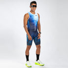 Zoot Sports TRI RACESUITS Men's Ltd Tri Aero Slvs Fz Racesuit - La Plage
