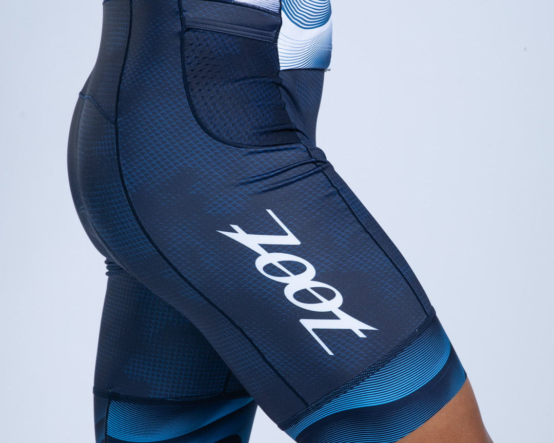 Zoot Sports TRI RACESUITS Men's Ltd Tri Slvs Fz Racesuit - IM Stratos