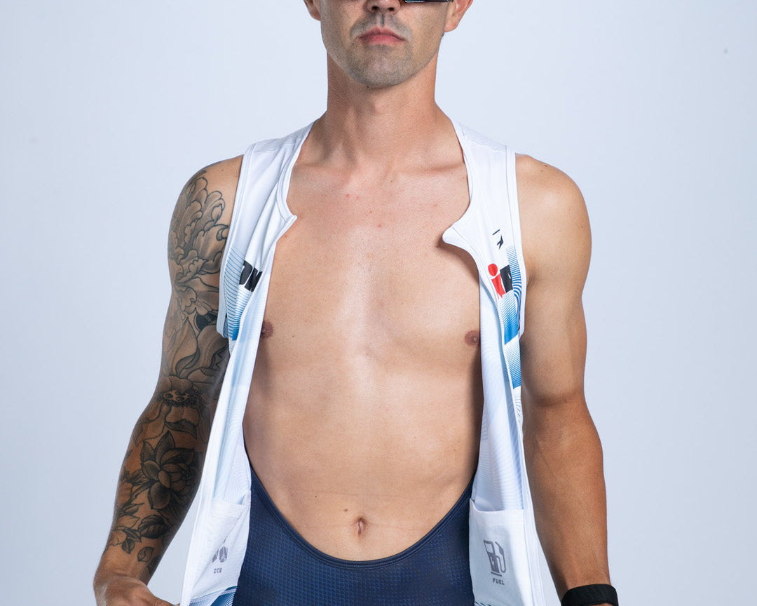 Zoot Sports TRI RACESUITS Men's Ltd Tri Slvs Fz Racesuit - IM Stratos
