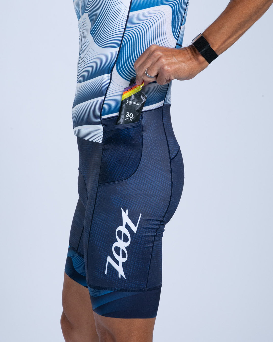 Zoot Sports TRI RACESUITS Men's Ltd Tri Slvs Fz Racesuit - IM Stratos