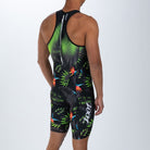 Zoot Sports TRI RACESUITS Men's Sprint Tri Hyperglide Backzip Racesuit - Tropical Magic