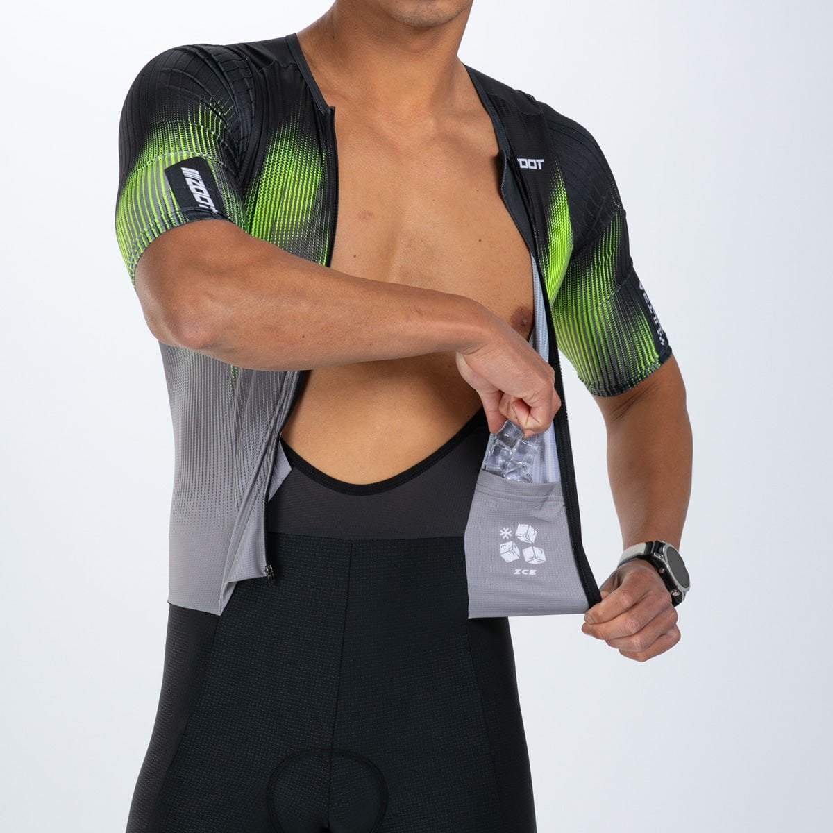 Zoot Sports TRI RACESUITS Men's Ultra Tri P1 Exos Racesuit - Tropical Magic